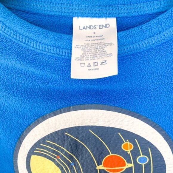 Land's End Space Explorer Sweater, Size 6 - Picture 2 of 3